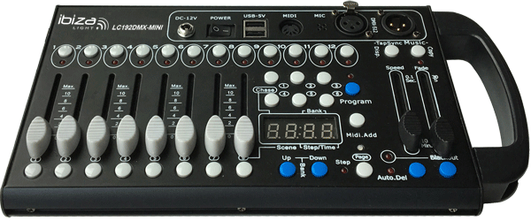 Ibiza 192-Kanals Mini DMX Controller