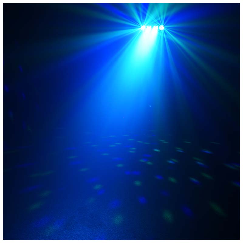 LIGHT4ME MAGIC BAR diskokugleeffekt LED PAR + stativ + fjernbetjening