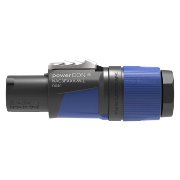 Neutrik NAC3FXXA-W-L Powercon Blå (10-16mm)