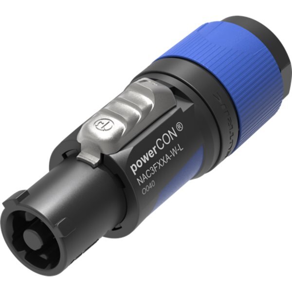 Neutrik NAC3FXXA-W-L Powercon Blå (10-16mm)
