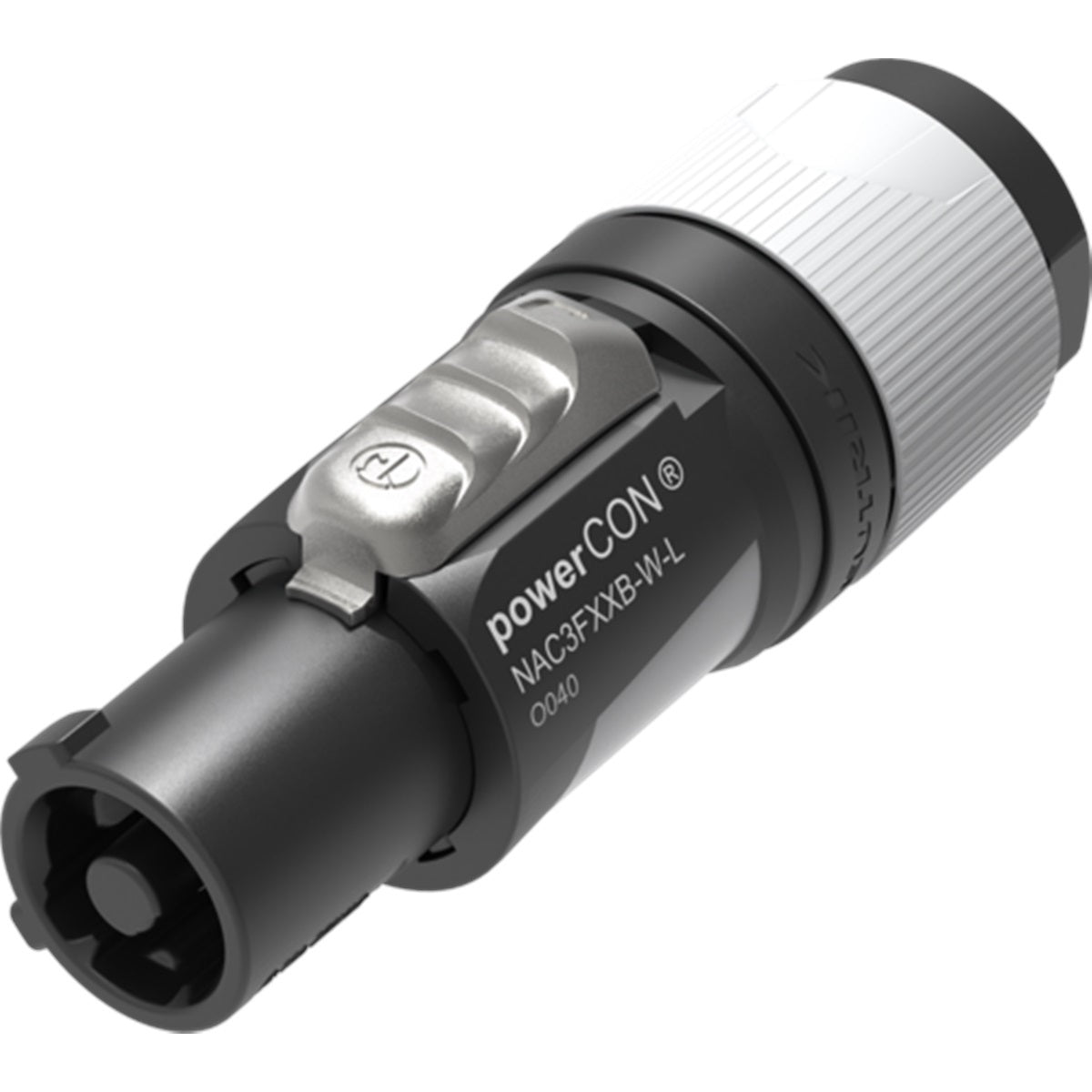 Neutrik NAC3FXXB-W-L Powercon Grå (10-16mm)