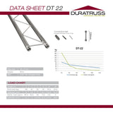 DuraTruss DT 22-100 1 meter lige