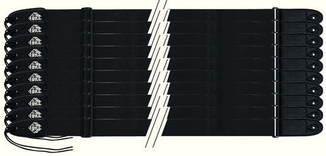 Fire & Stone Nylon Edition guitarremme, 10 stk. sort
