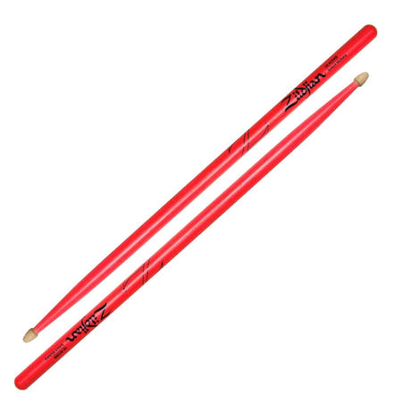 Zildjian 5A Acorn Neon Pink Hickory - Wood Tip