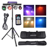 LIGHT4ME T-BAR LASER STROBE LED PAR DERBY UV IR multieffekt