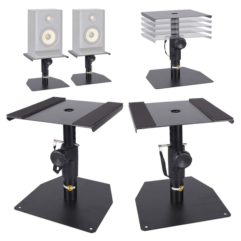 Monitor Stands (2 stk.) Justerbare stativer til studie monitors