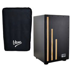 V-TONE Cajon med taske (sort)