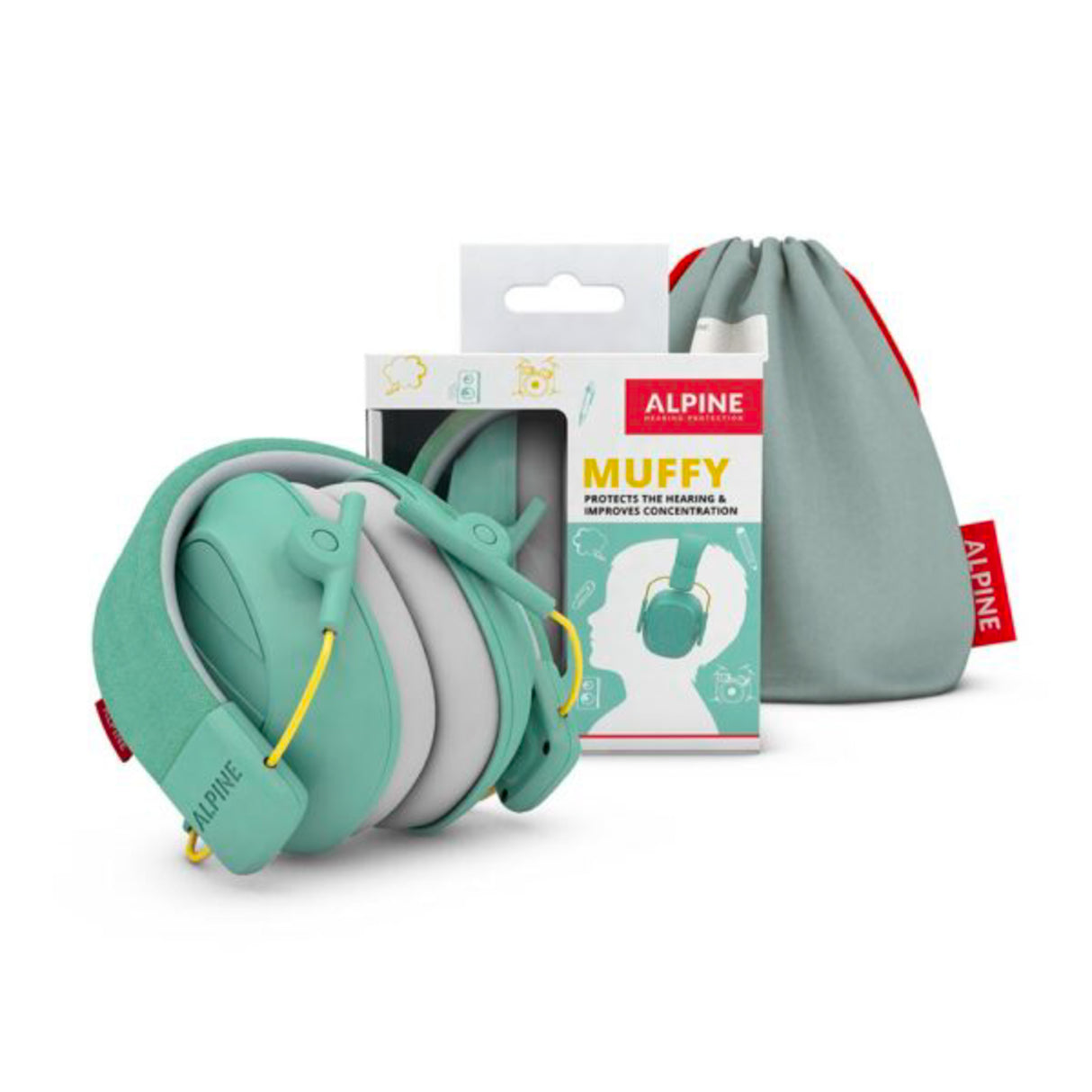 Alpine Muffy Mk2 Høreværn til børn (Mintgrøn)