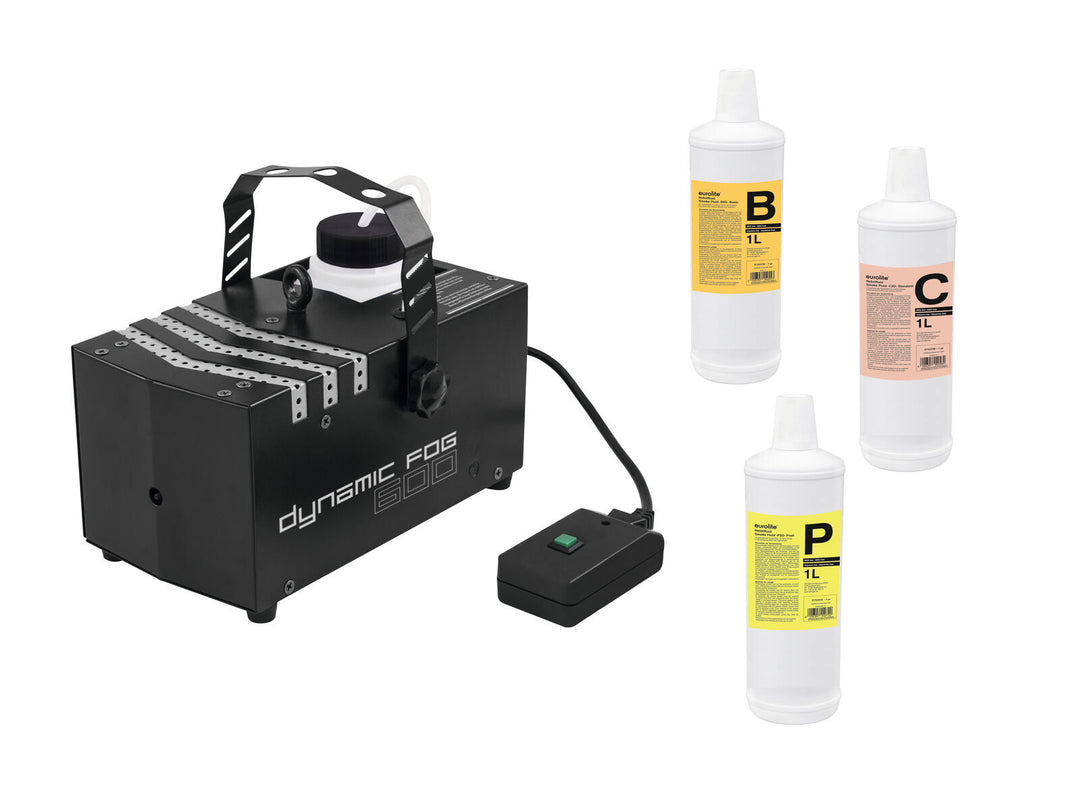 EUROLITE Set Dynamic Fog 600 + Fluids