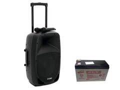 OMNITRONIC Set MES-12BT2 + Battery