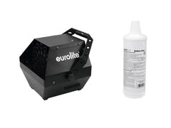 EUROLITE Set B-90 Bubble Machine black + Bubble Fluid 1l