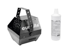 EUROLITE Set B-100 Bubble Machine black DMX + Bubble Fluid 1l