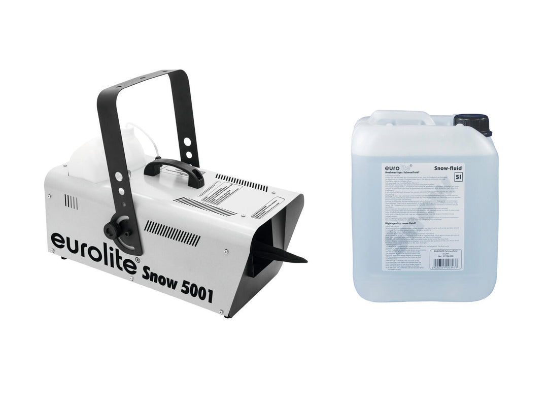 EUROLITE Set Snow 5001 Snow Machine + Snow Fluid 5l