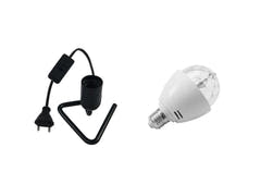 EUROLITE Set LED BC-1 RGB + Triangle Base black
