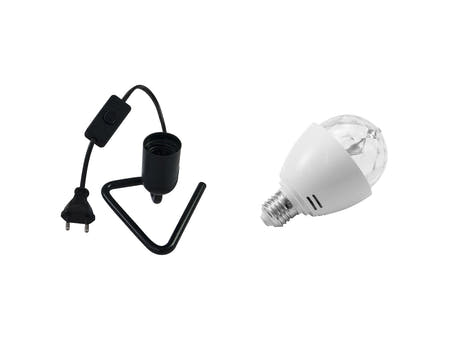 EUROLITE Set LED BC-1 RGB + Triangle Base black