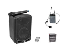 OMNITRONIC Set WAMS-65BT + Bodypack transmitter incl. headset + Battery
