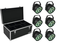 EUROLITE Set 6x LED PARty TCL Spot + Case TDV-1