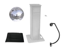 EUROLITE Set Mirror ball 50cm with stage stand variable + Cover black