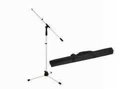OMNITRONIC Set Microphone Tripod MS-1W with Boom white + Bag