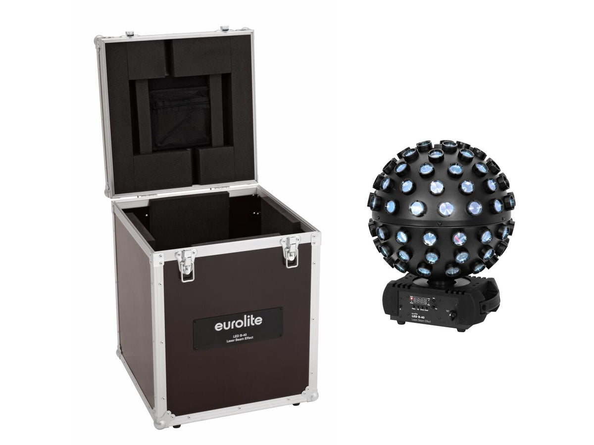 Eurolite Set LED B-40 Laser Beam Effect + Flightcase