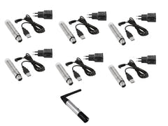 EUROLITE Set QuickDMX 1x Transmitter + 6x AKKU Receiver