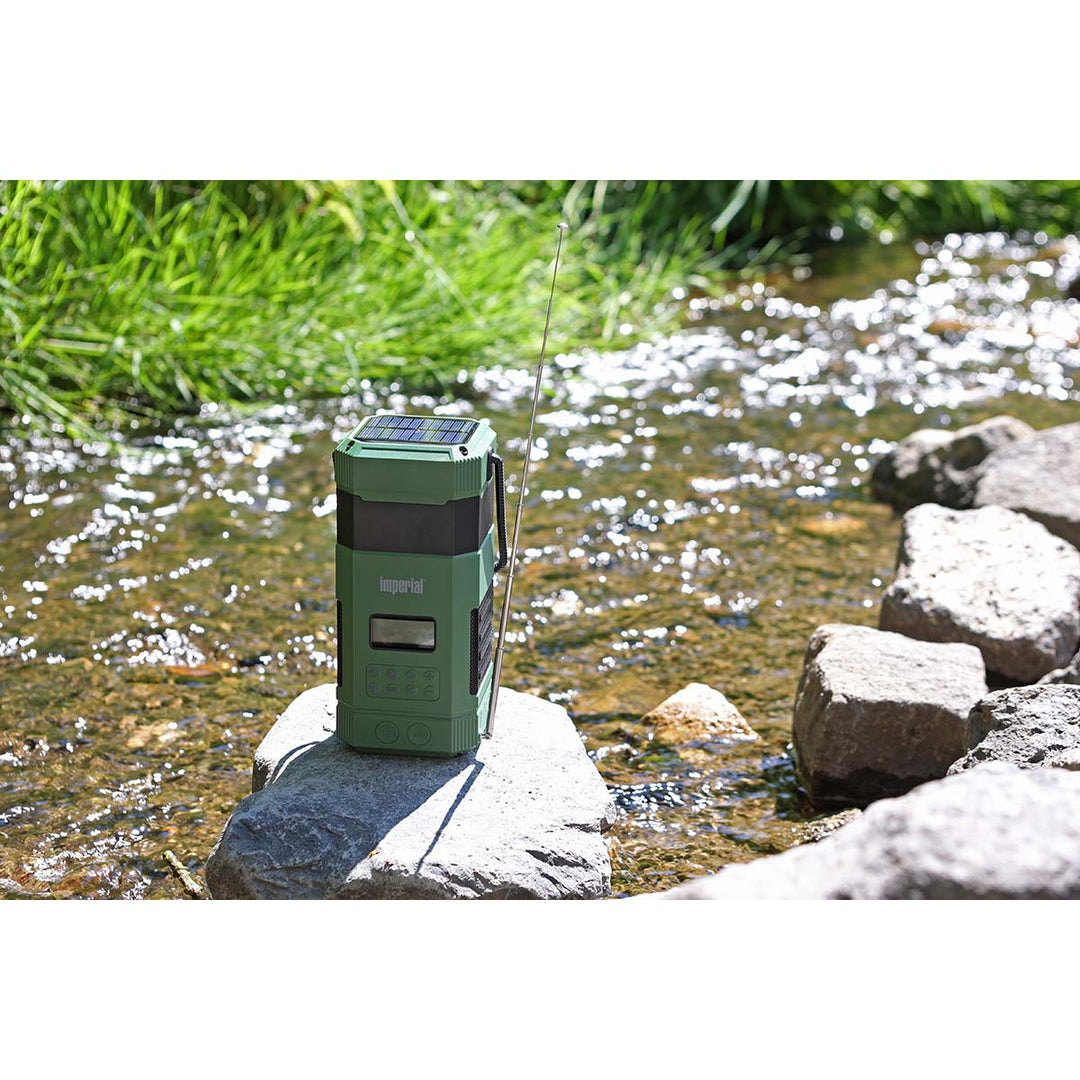 DABMAN OR 3 Batteridrevet DAB+/FM-udendørsradio med Bluetooth