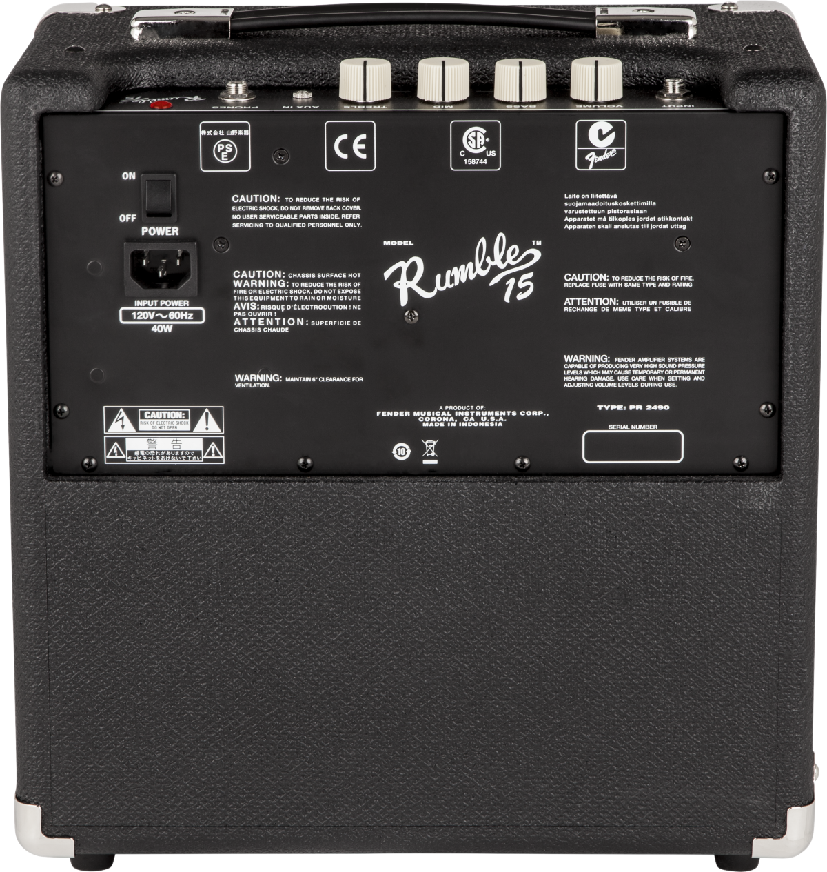 Fender Rumble 15 Basforstærker