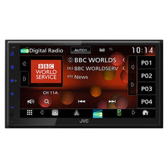 JVC KW-M695DBW Appradio Apple Carplay og Android Auto