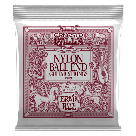 Ernie Ball Ernesto Palla Black Nylon Gold Ball Guitarstrenge (Klassisk)