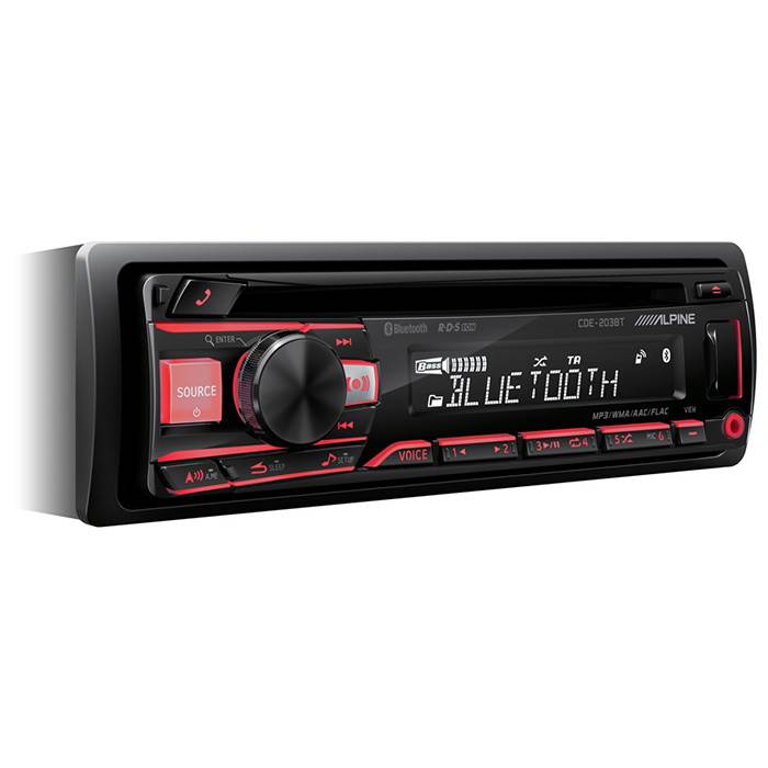 ALPINE CDE-203BT CD/Bluetooth/Spotify