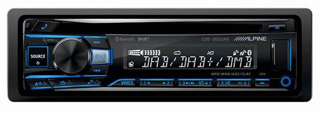 ALPINE CDE-205DAB CD/Bluetooth/DAB+