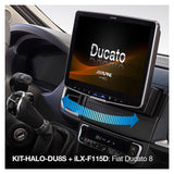 Alpine kit til Halo 9 og 11 til Fiat Ducato 8