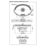 Alpine R2-S69 6x9" højttaler 2 vejs coaxial