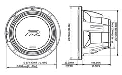 Alpine R2-W12D4 Type-R subwoofer 12" 4 Ohm