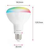Caliber BR30 smart home starterpack LED-pære hvid/multi