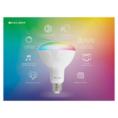 Caliber BR30 smart home starterpack LED-pære hvid/multi