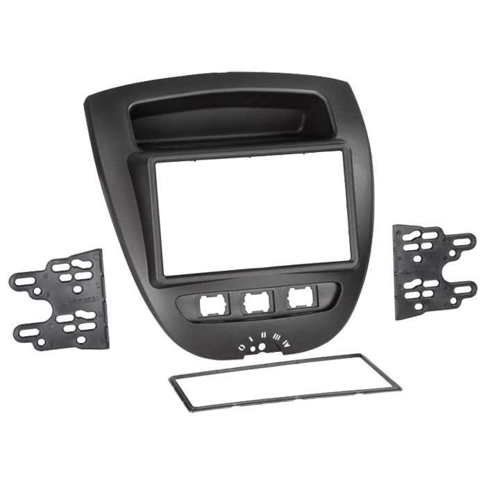 2-DIN Ramme til Aygo, C1 og Peugeot 107 2004-2014
