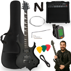 V-TONE EGS 39 MBK elektrisk guitarpakke 4/4, sort