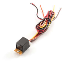 Ampire relæ med ledningsnet 12v 10a