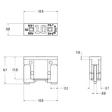Ampire Tap til Lavprofil-mini-sikring 10A (ACN) - 1 Stk