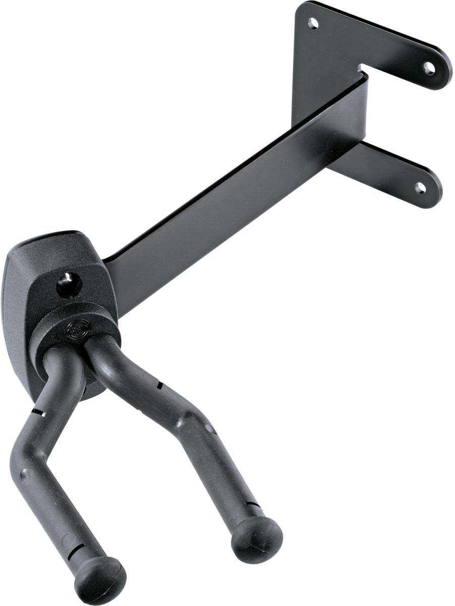 K&M 16255 Guitar wall mount blk