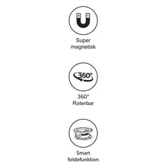 Avant magnetisk mobilholder til instrumentbræt