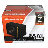 Phoenix Gold 10" aktiv Sub M. kabler & remote