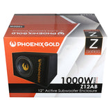 Phoenix Gold 12" aktiv Sub M. kabler & remote