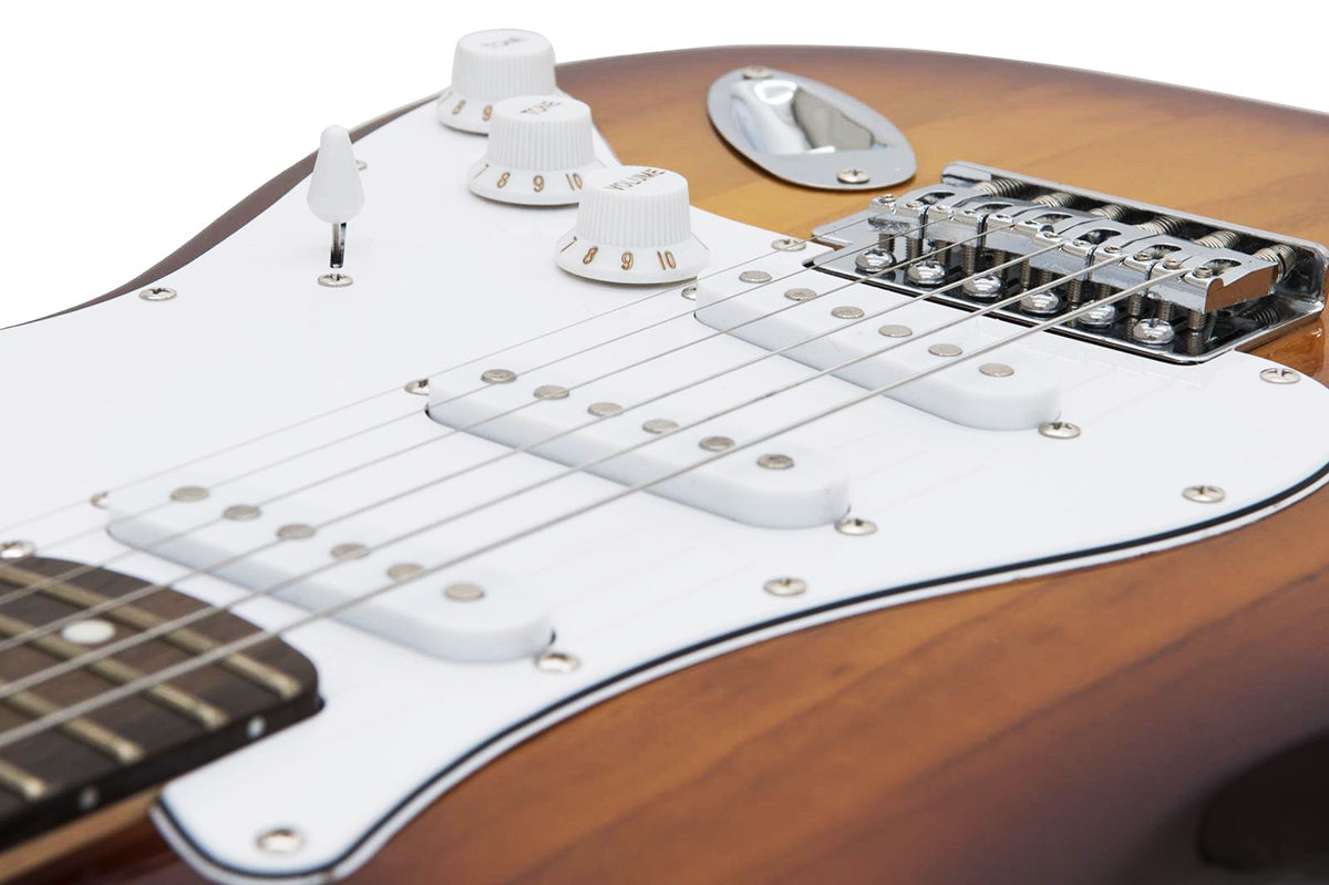 DiMavery ST-203 El-guitar (Sunburst)