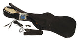 DiMavery ST-203 El-guitar (Gothic Sort)