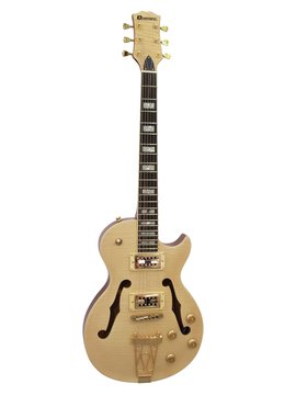 DiMavery LP-600 El-guitar (Naturur Ahorn)