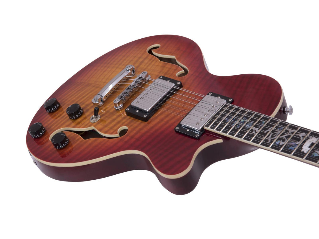 DiMavery LP-612 El-guitar (Sunburst)