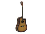 DiMavery DR-520 Western Guitar (Sunburst)