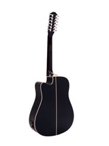 DiMavery DR-612 Western Guitar 12-strenget (Sort)